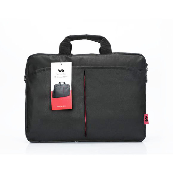 [HOU_WE_SACC14R] WE - SACOCHE CLASSIC pour PORTABLE 12-14 * Noir/Rouge