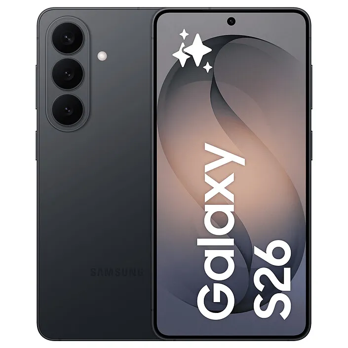 [GSM_SAM_S942BZKO] SAMSUNG Galaxy S26 (S942B) 256Go 5G * DS 6.2 Black (TCP 14€ incl)