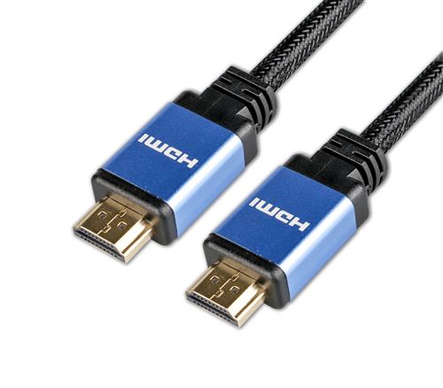 D2 - CABLE HDMI (M/M) 2.1 nylon tressé comp. 8K * 3.0M