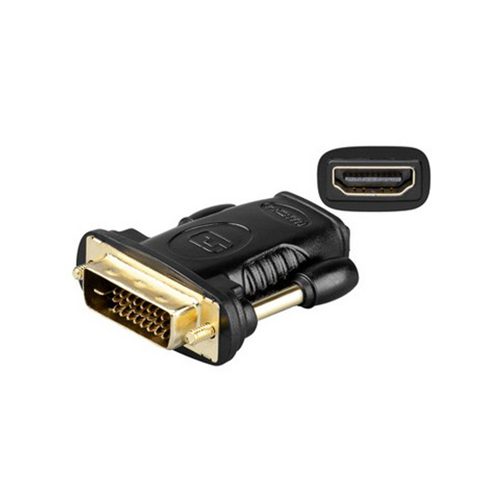 Adaptateur Goobay HDMI femelle (Type A) 1.2 vers DVI-D mâle (Noir) -