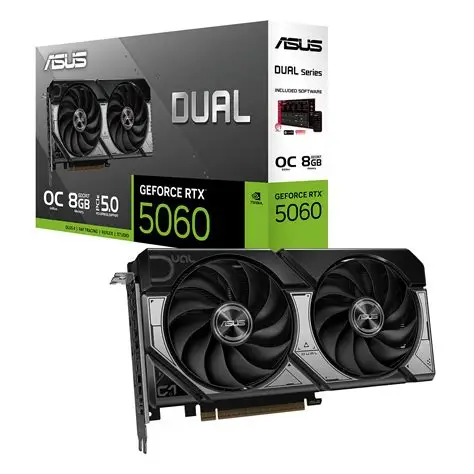 [CV_ASUS_RTX5060_8G] ASUS Dual GeForce RTX 5060 OC Edition 8GB