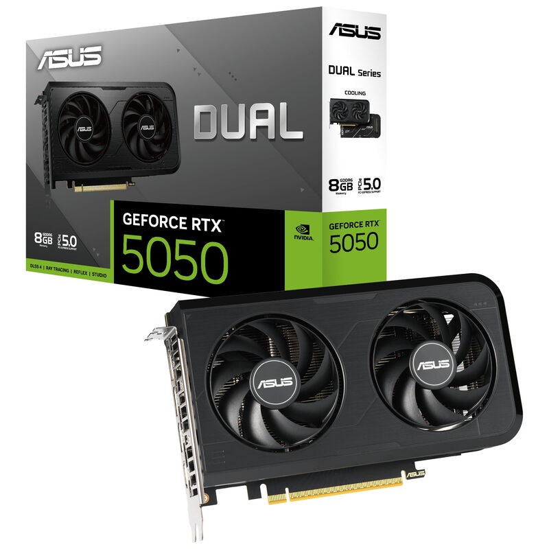 [CV_ASUS_RTX5050_8G] CV ASUS Dual GeForce RTX5050 8GB GDDR6 OC Edition