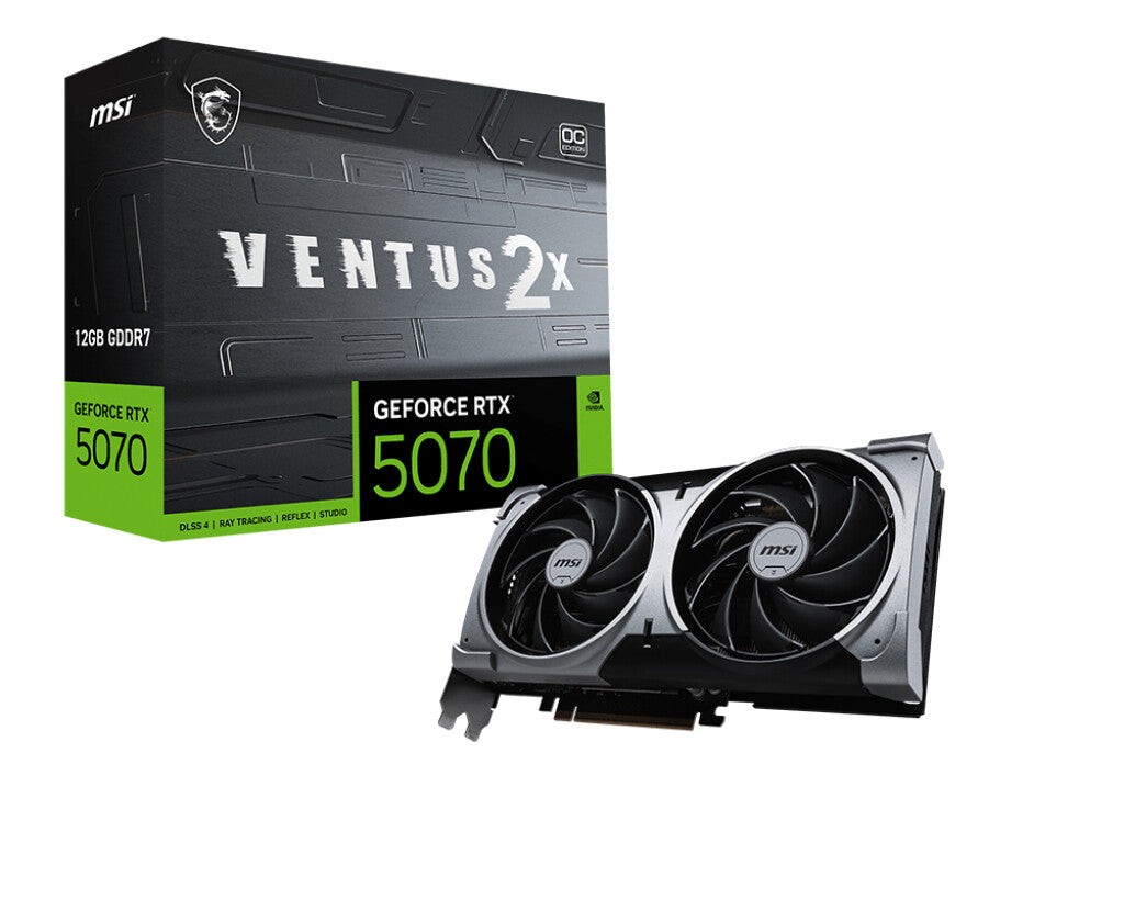 [CV_MSI_RTX5070_VEN] CV MSI RTX5070 VENTUS 2X OC 12G GDDR7 192BITS PCIE HDMI/DP