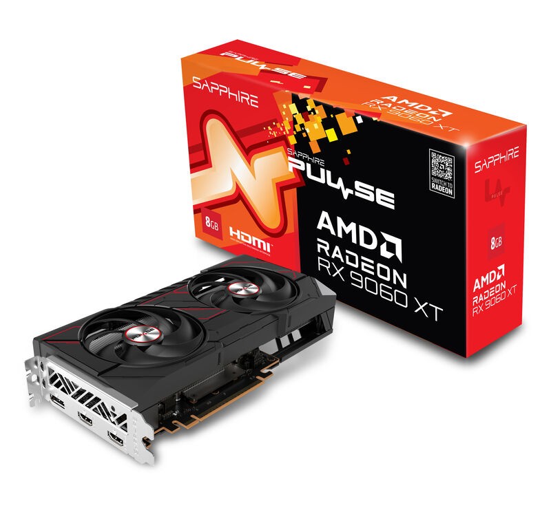 CV SAPPHIRE Pulse Radeon RX 9060 XT GAMING OC 8GB